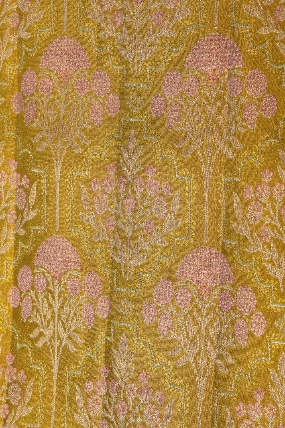 Image of Gold Tissue Brocade Kanchipattu Saree